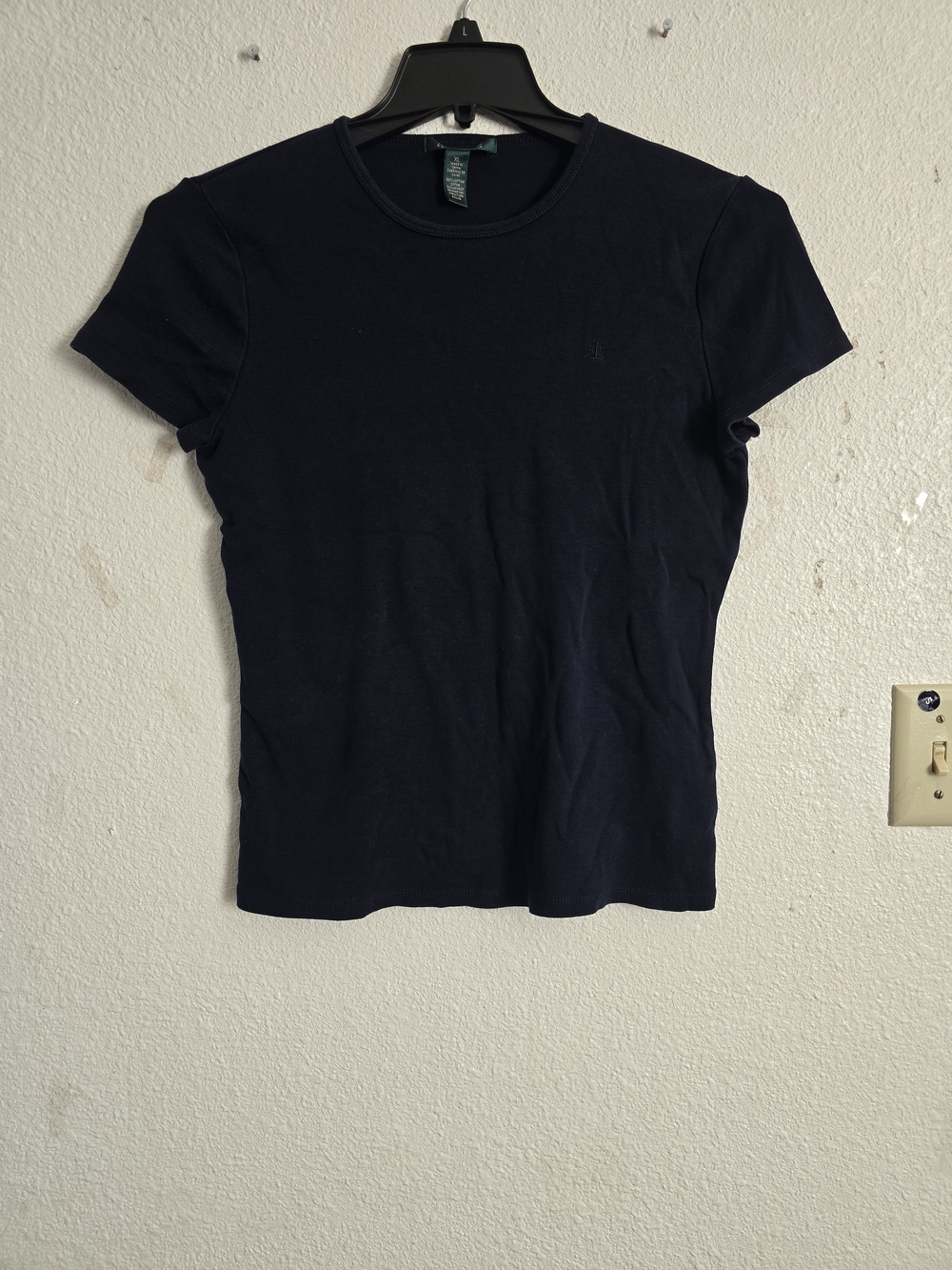 Lauren Ralph Lauren Navy Short-Sleeve Crew Neck Tee